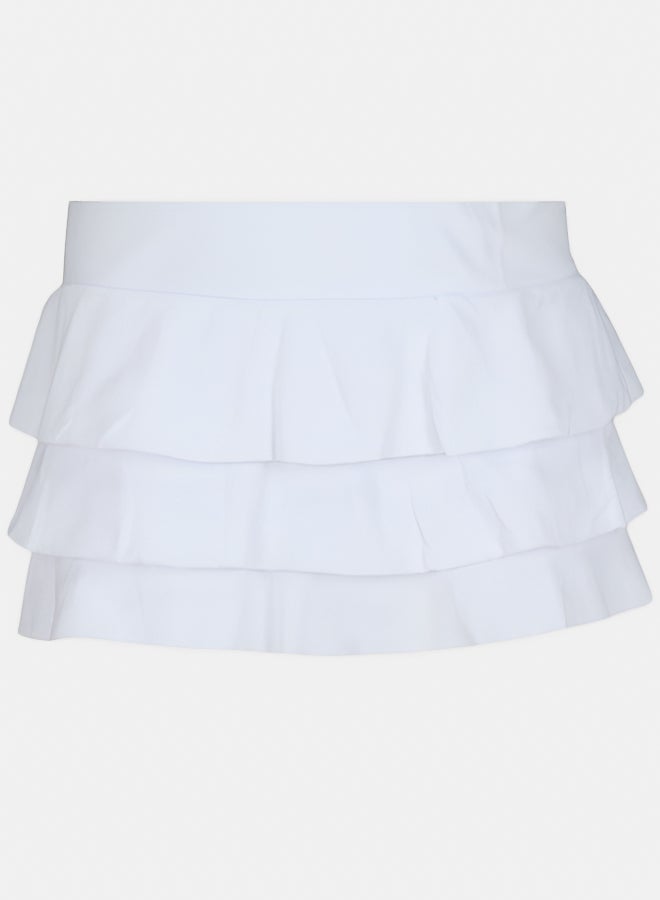 سيلفي تنورة ليكرا مموجة للبنات - Image 3